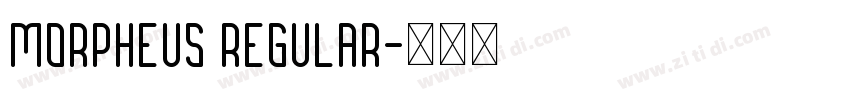 Morpheus Regular字体转换